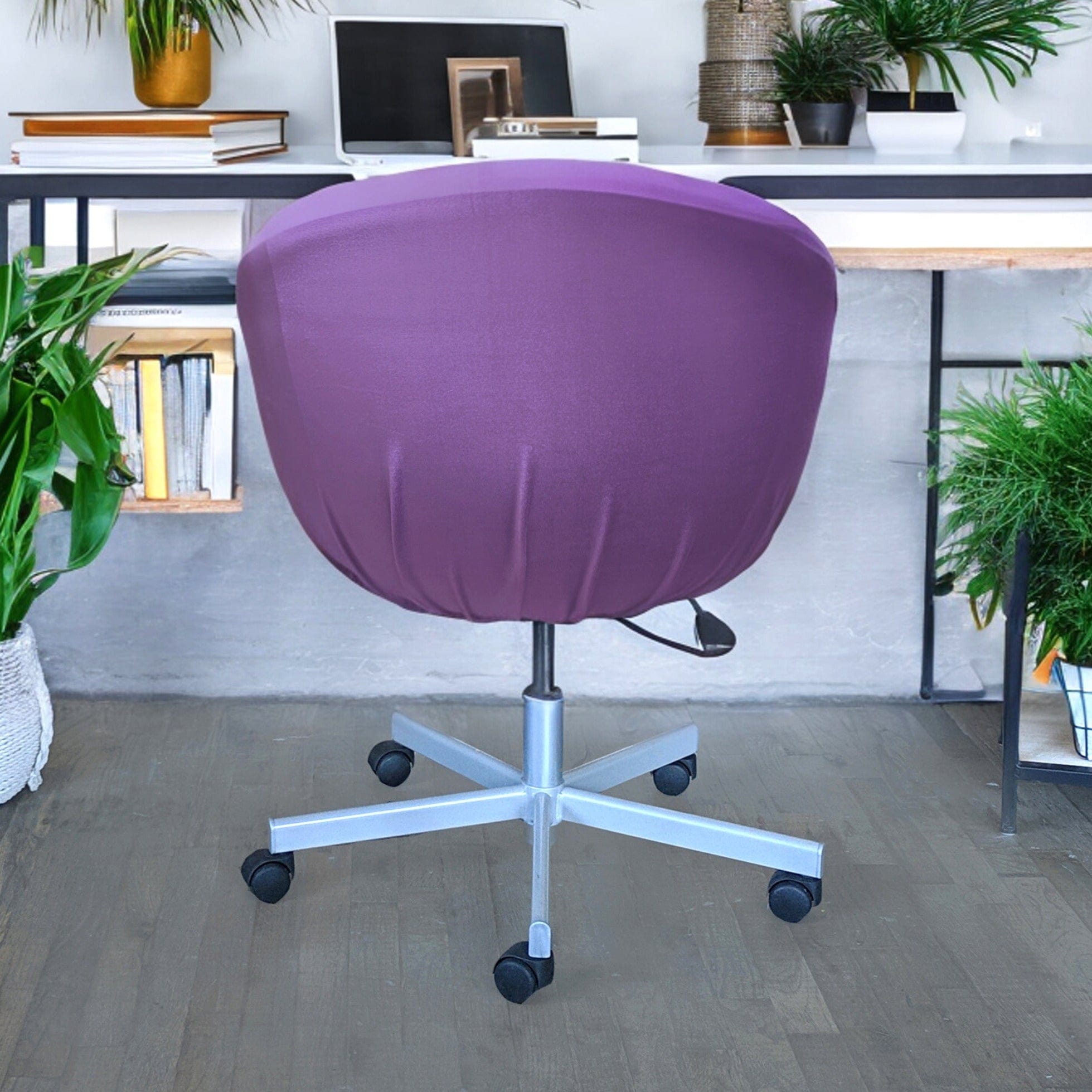 Rockin Cushions IKEA Skruvsta Purple Velvet IKEA SKRUVSTA Chair Slip Cover